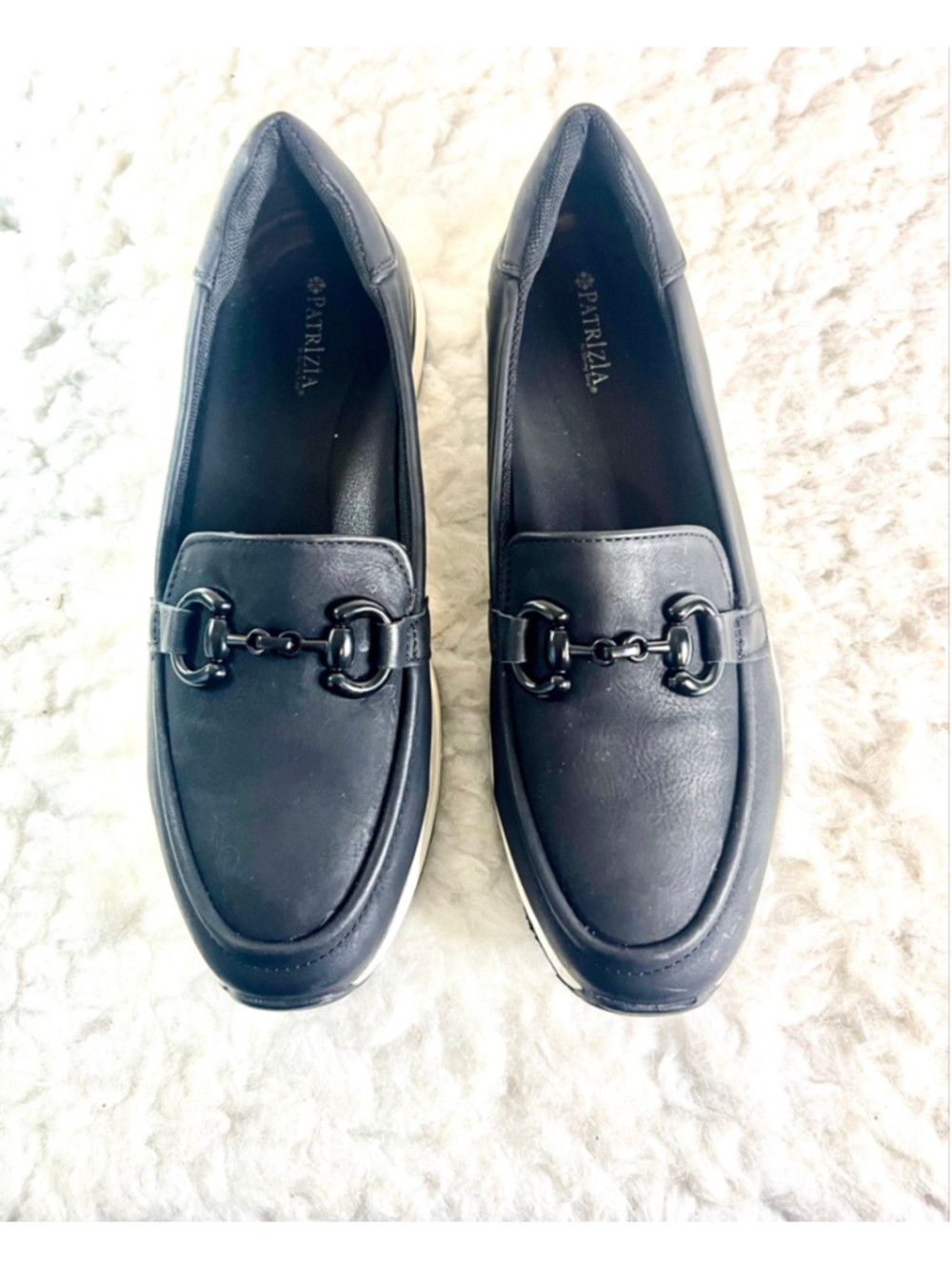 Patrizia Annaliese black leather loafer by Spring Step Women Size 42/10.5 US